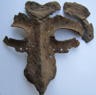 Боевая полумаска шлема IV типа по типологии А. Кирпичникова