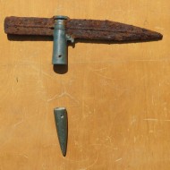 Скифский биметаллический клевец с элементами декора в зверином стиле