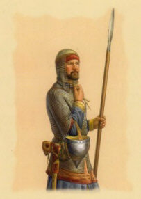 Русский воин Куликовская Битва Худ. О. Фёдоров.