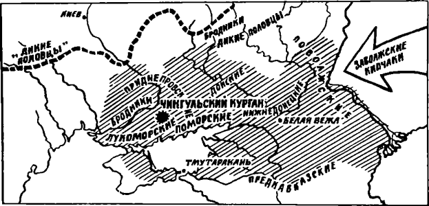 карта пловецкой степи