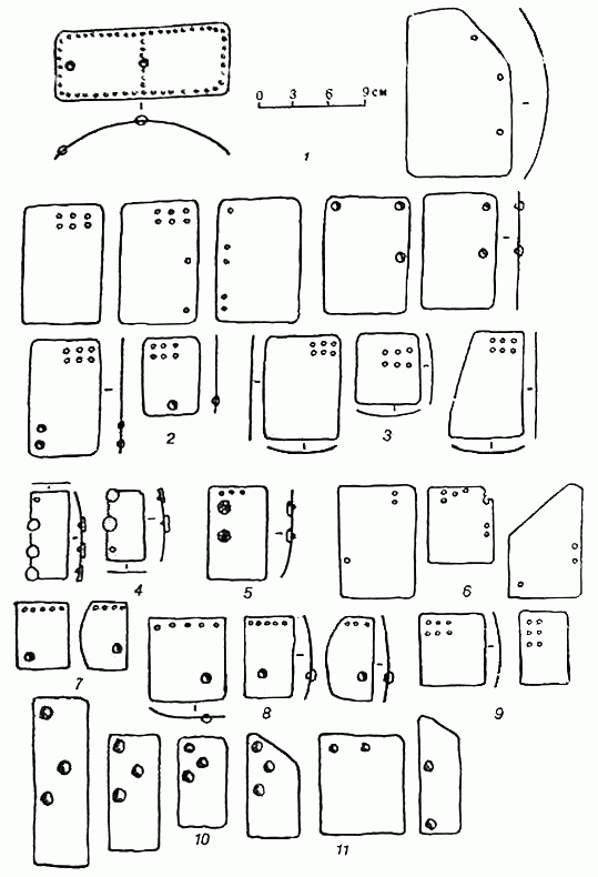 пластины доспехов