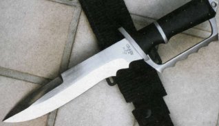 нож с дужкой-кастетом