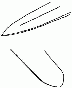 Закругленное острие