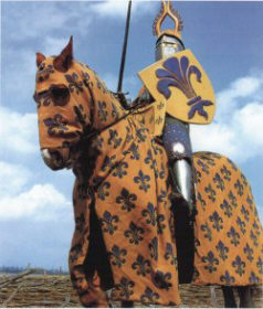 рыцарь 14в. на коне