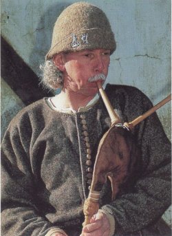 музыкант с волынкой