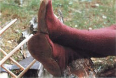 чулки с подошвой