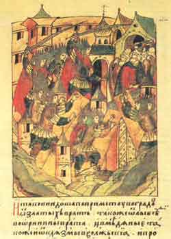 "монголо-татарская" резня при взятии Владимира