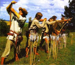 установка тетивы лука