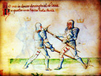 поединок алебардистов