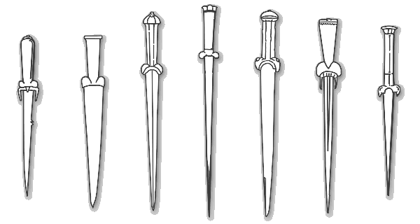 формы кинжала баллок