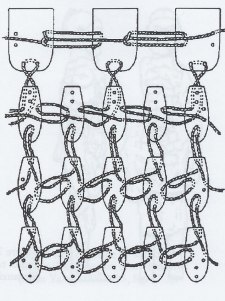 пример плетения ламелляра 