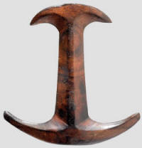 рукоять из орехового дерева