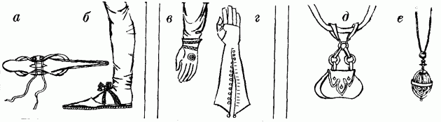 різноманітні дрібнички 12-15 ст.