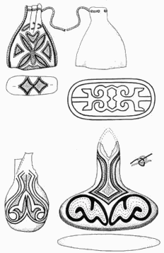 монгольские поясные сумки