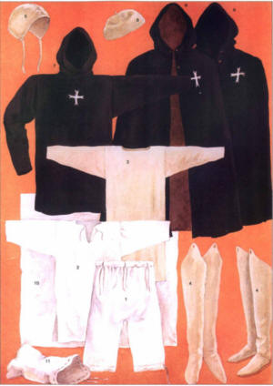 одежда госпиталиров 13 века