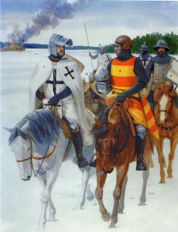 Тевтонские рыцари, середина 14 в