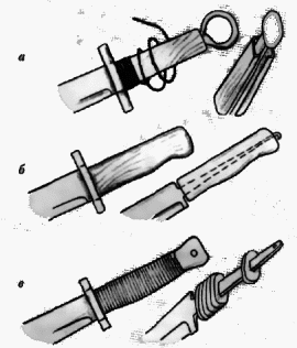 схема рукояти палаша