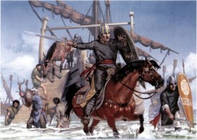 высадка крестоносцев