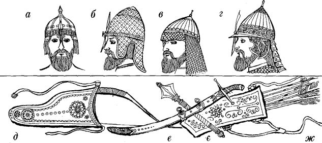 Бойові нналів'я садаак 14-17 ст.
