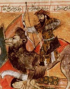 лучник на верблюде изо