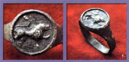 перстень с изображением зверя