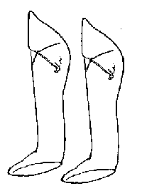 средневековые чулки выкройка