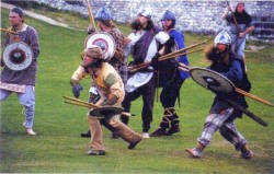 Метание копий викингами