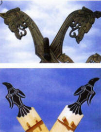 хунин и мунин - орлы одина 