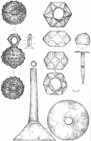 кистень, навершие шлема
