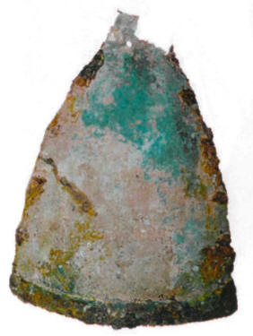 затылочная пластина корпуса шлема