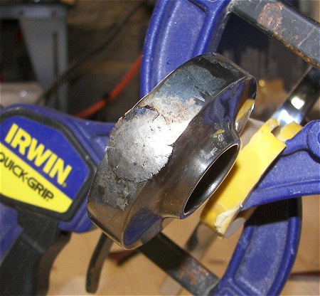 установка навершия меча