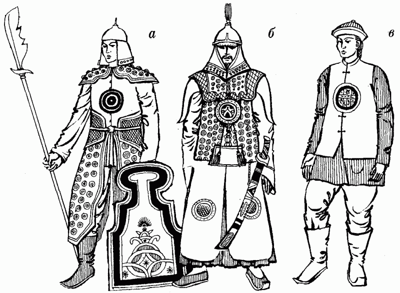 китайскі обладунки та зброя