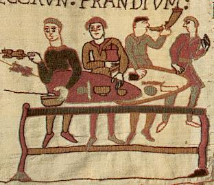 обед на щитах