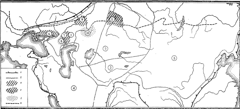 карта. Империя Чингизхана и орды