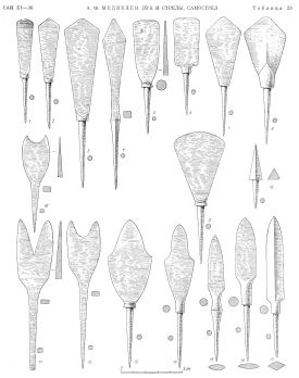 монгольские наконечники стрел