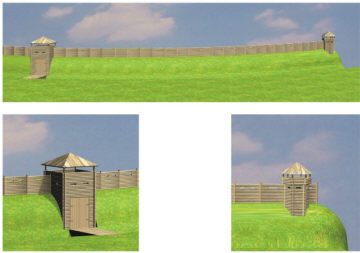 деревянная крепость