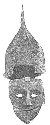 Шлем из кочевнического погребения Ковали, Киевская обл.