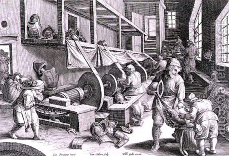 средневековая промышленость