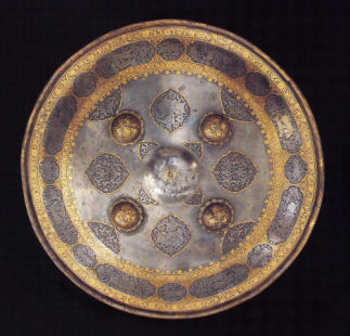 круглый стальной щит