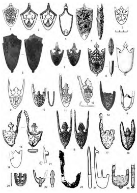 Наконечники ножен мечей с территории Белоруссии