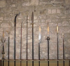 протазани, пальники, бойові коси