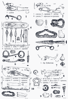 инвентарь печенежских погребений