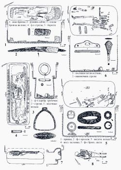 инвентарь позднекочевнических погребений