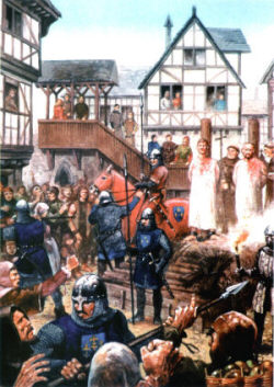 сожжение тамплиеров