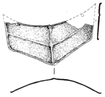 Козырек с Шайгинского городища, Приморье.