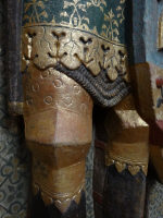 Латный наколенник с бригантным набодренником