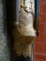 Латный наколенник с бригантным набодренником