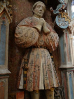 Надробие рыцаря, нач.15 века