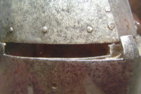 Глазница горшкообразного шлема