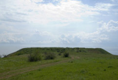 Вид мыса, на котором расположено Правобережное Цимлянское городище